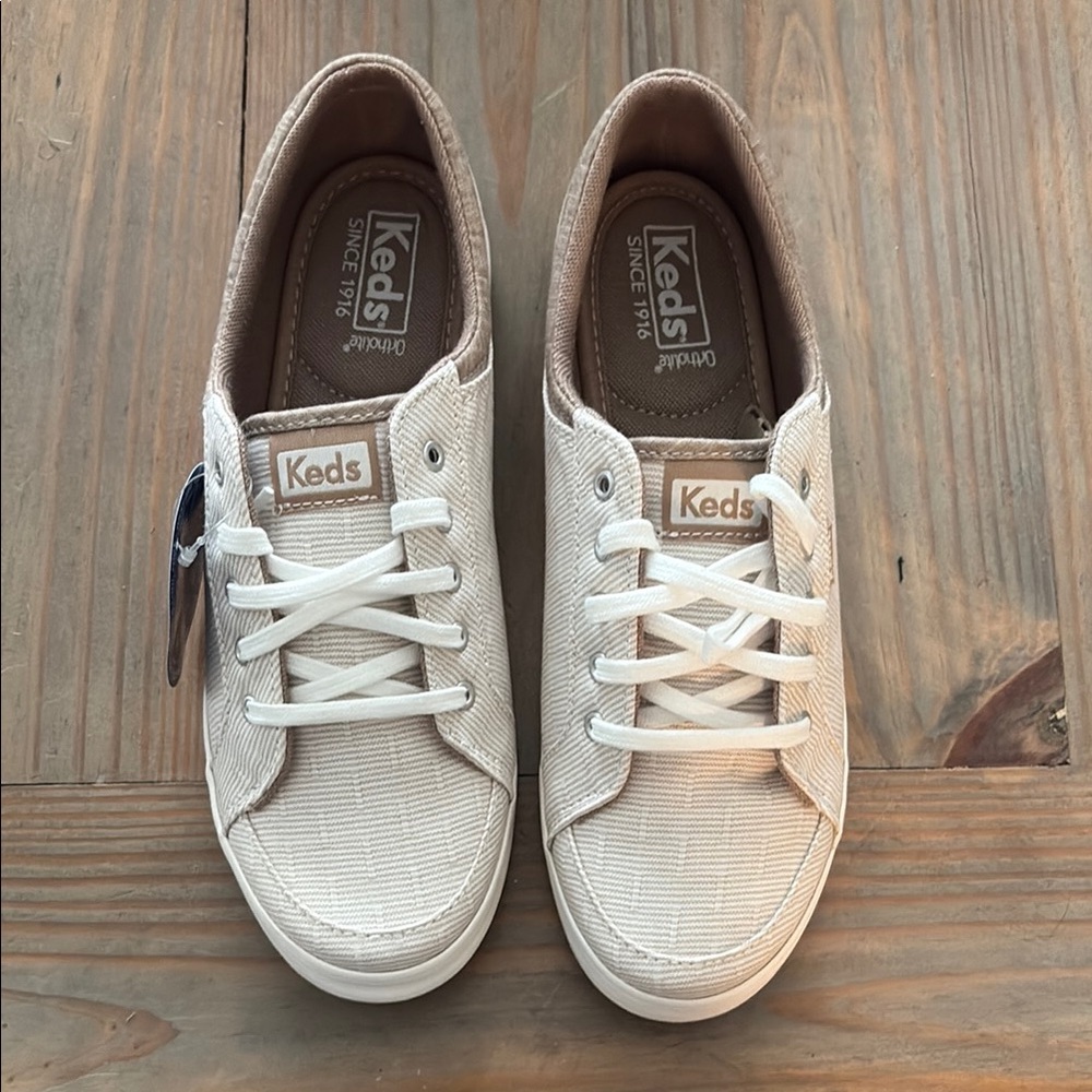 Keds Off-White Canvas Sneakers